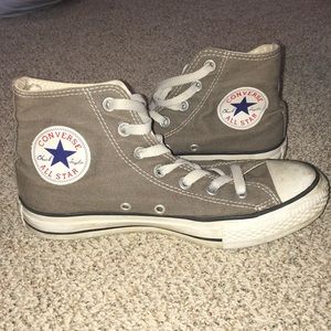 Grey High Top Converse